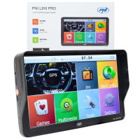 Sistem de navigatie GPS PNI L910  PRO cu parasolar, 9 inch, 800 MHz, 512MB DDR, 16GB memorie interna, FM transmitter
