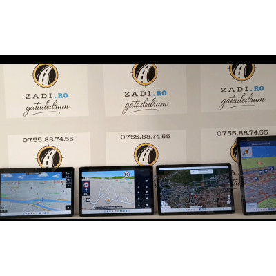 Tableta Lenovo Tab TB311FU, Procesor Mediatek Helio G85 Octa-Core 1.8GHz, Ecran TFT LCD 10.1", GATADEDRUM pentru CAMION  + Husa Clear Case (Gri)