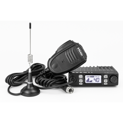 Kit statie Avanti Micro II VOX+Antena CB PNI ML29