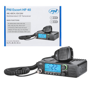 Statie radio CB PNI Escort HP 40 - O statie de nota 40 ! cu o functie speciala de redare a ultimilor 20 receptii