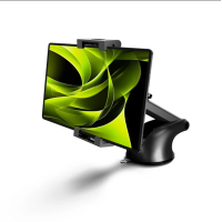 Suport auto pentru tableta si telefon Mobile Origin MO6, Dashboard / Windshield Mount, Rotire 360 grade, Negru